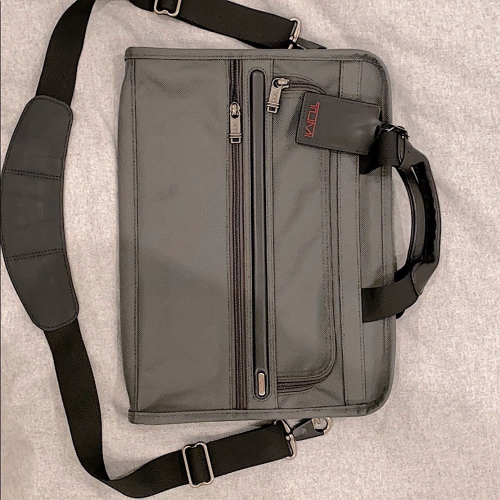Tumi Grey portfolio Briefcase